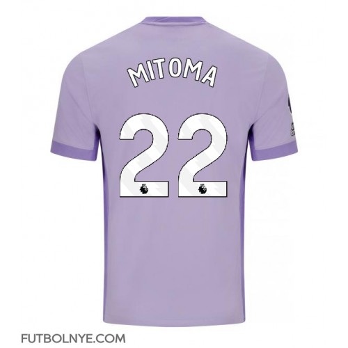 Camiseta Brighton Kaoru Mitoma #22 Visitante Equipación 2025-26 manga corta Camiseta Brighton Kaoru Mitoma #22 Visitante Equipación 2025-26 manga corta